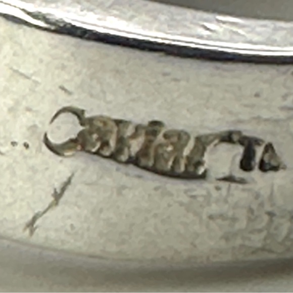 Lagos Vintage Caviar Gold & Silver Fluted Ring Size 7 - Picture 7 of 11